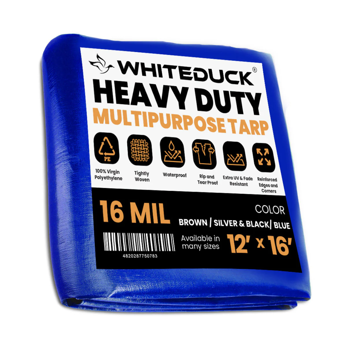 12' x 16' Super Heavy Duty Poly Tarp - Image 10