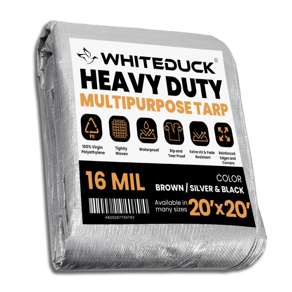 20’ x 20’ Super Heavy Duty Poly Tarp - Image 9