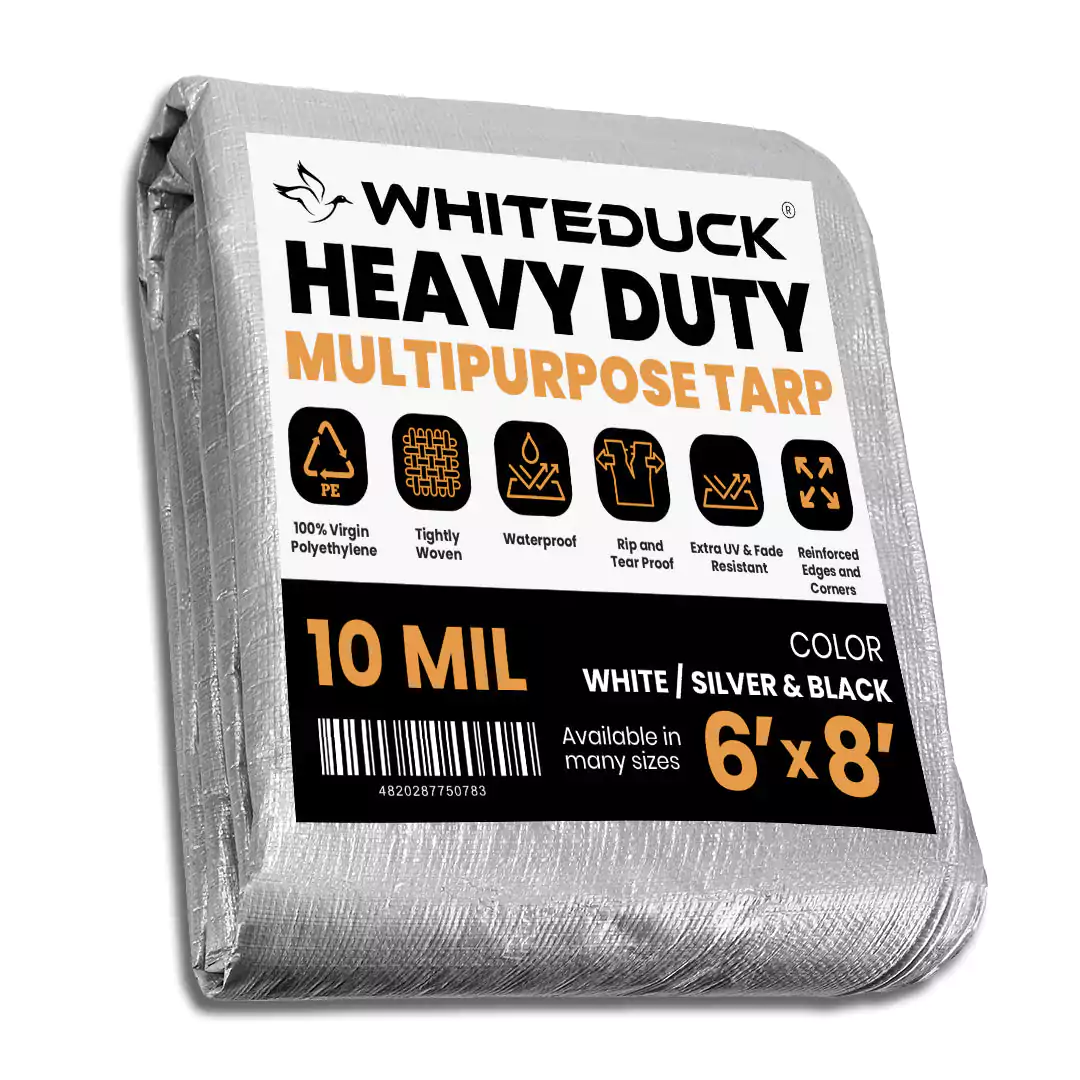 40’ x 60’ Heavy Duty Poly Tarp 10 mil, 6 oz.