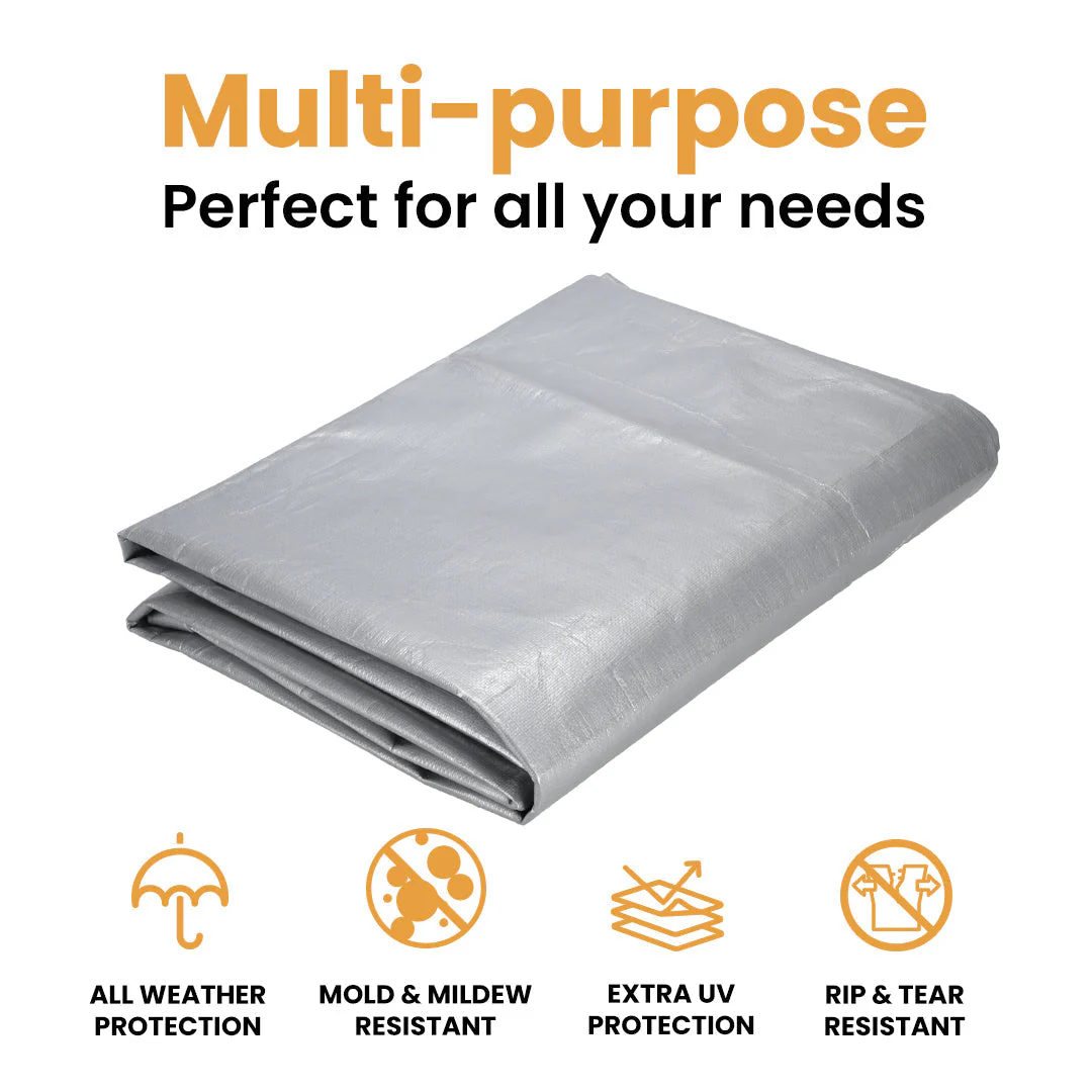 40’ x 60’ Heavy Duty Poly Tarp 10 mil, 6 oz. - Image 6