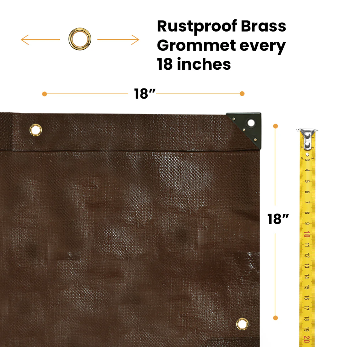 50' x 100' Super Heavy Duty Poly Tarp - Image 7
