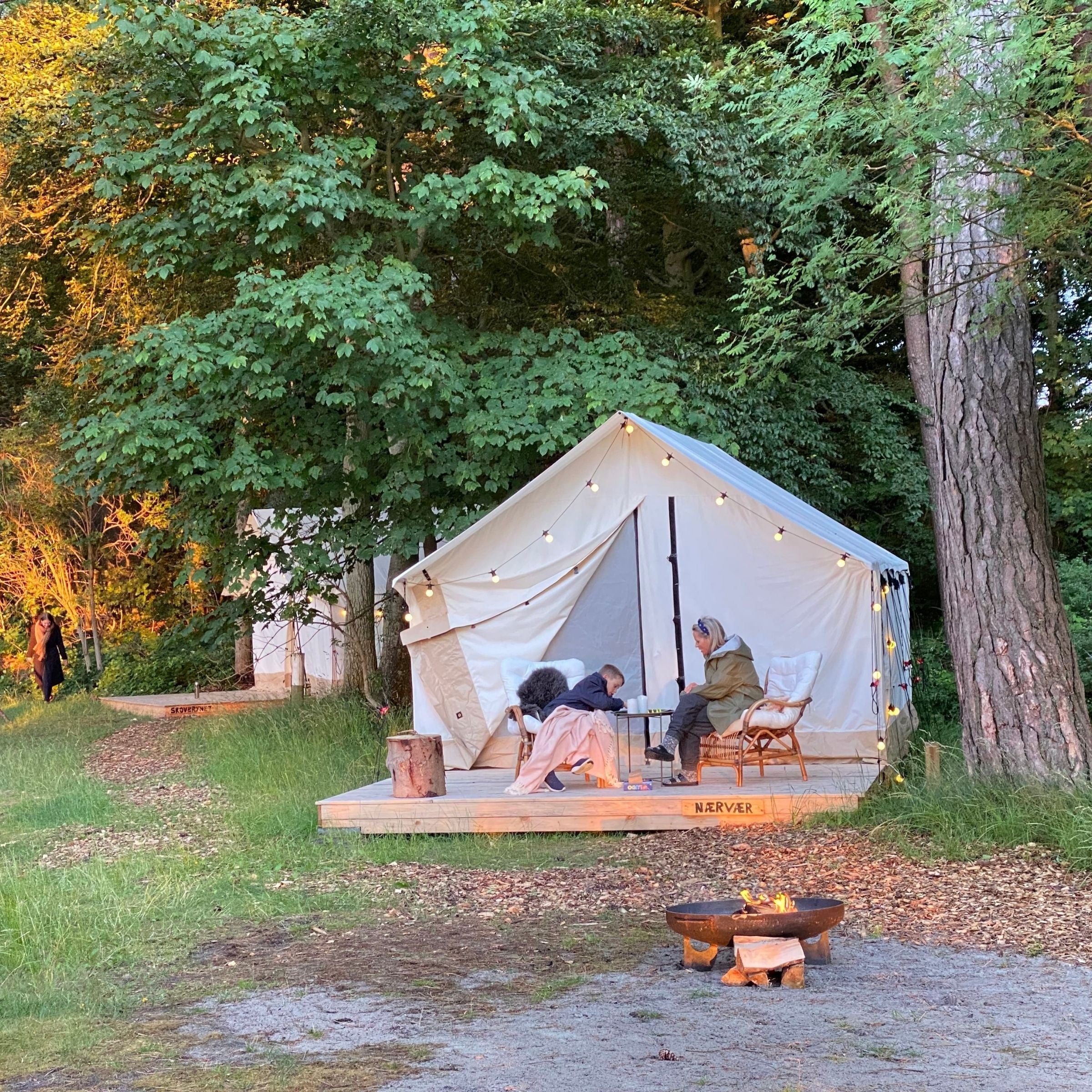 Alpha Wall Tent - 10' x 12' , Extended Flysheet & Porch (Fire Water repellent) - Image 3