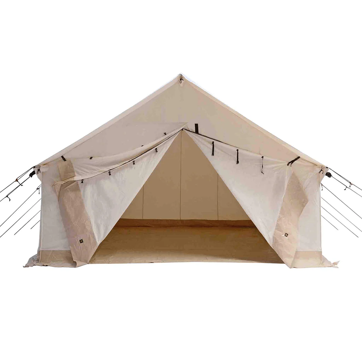 Alpha Wall Tent - 14' x 16' , Extended Flysheet & Porch (Fire Water repellent) - Image 2