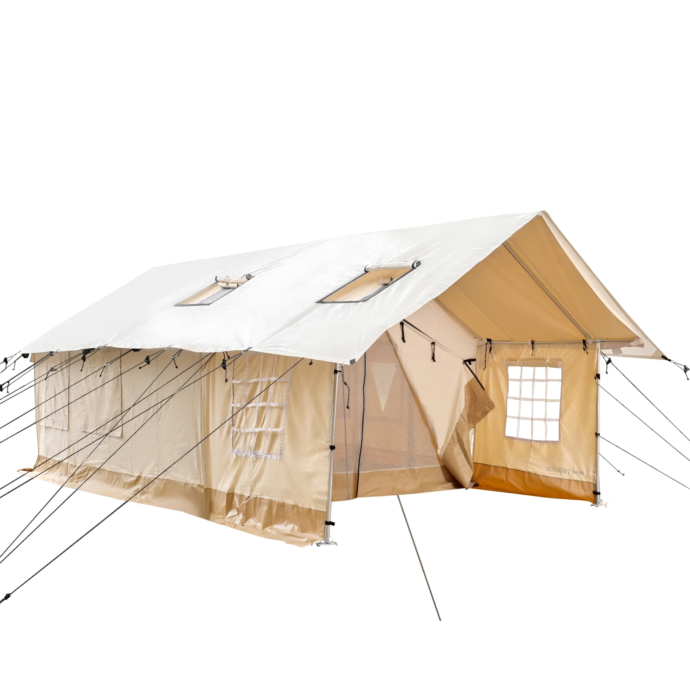 Alpha Wall Tent - 10' x 12' , Extended Flysheet & Porch (Fire Water repellent) - Image 4