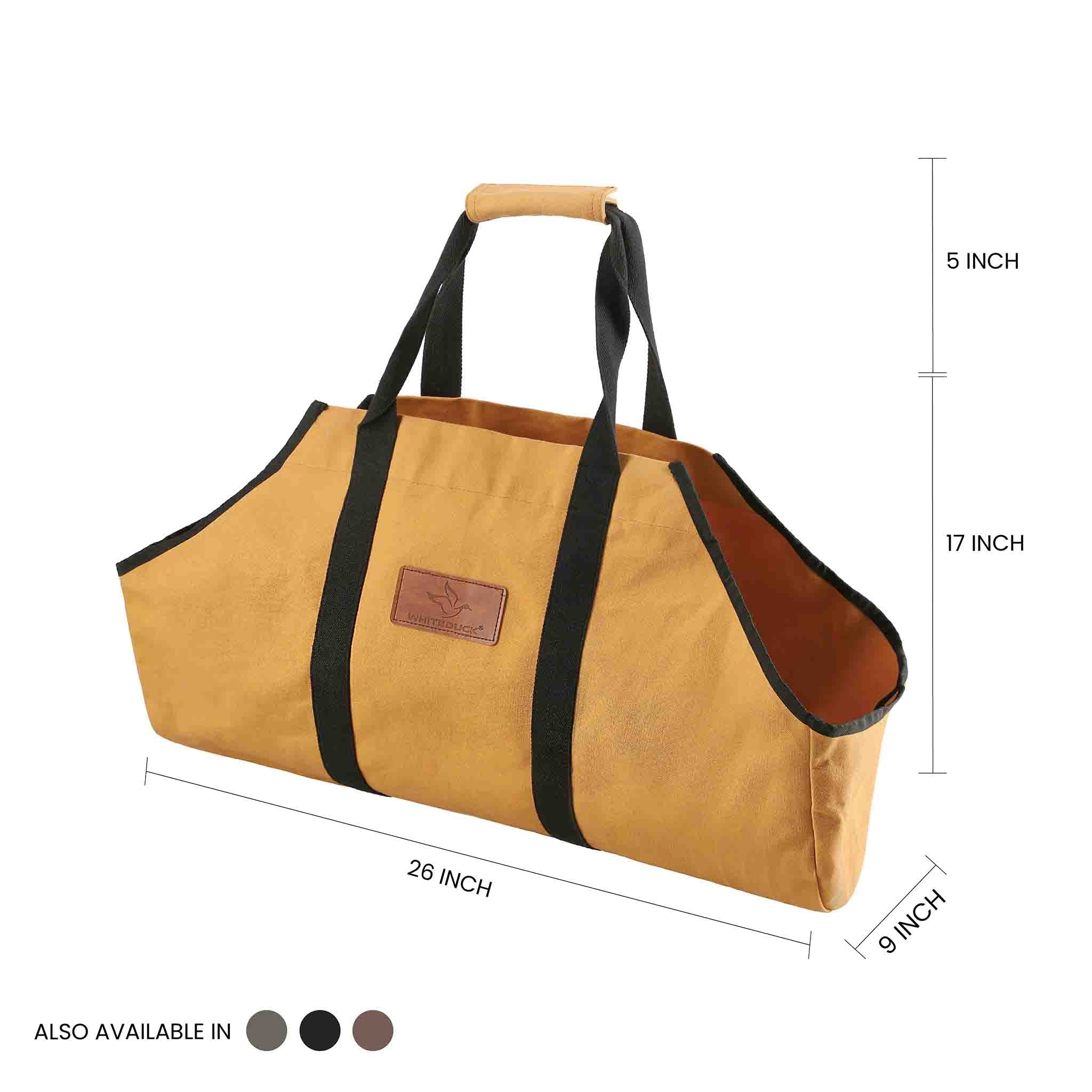 Boat Shape Canvas Firewood Log Carriers - Image 18