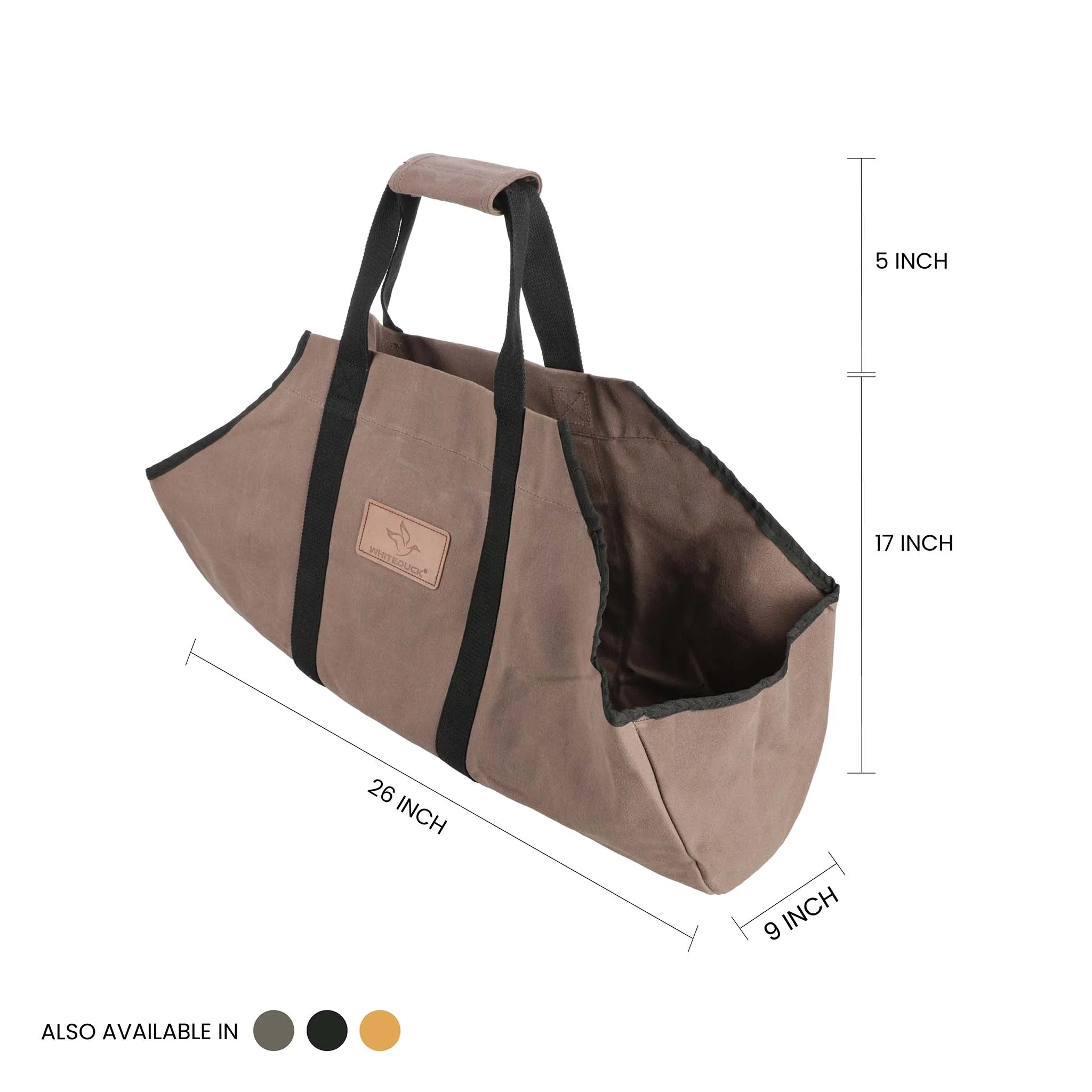 Boat Shape Canvas Firewood Log Carriers - Image 5
