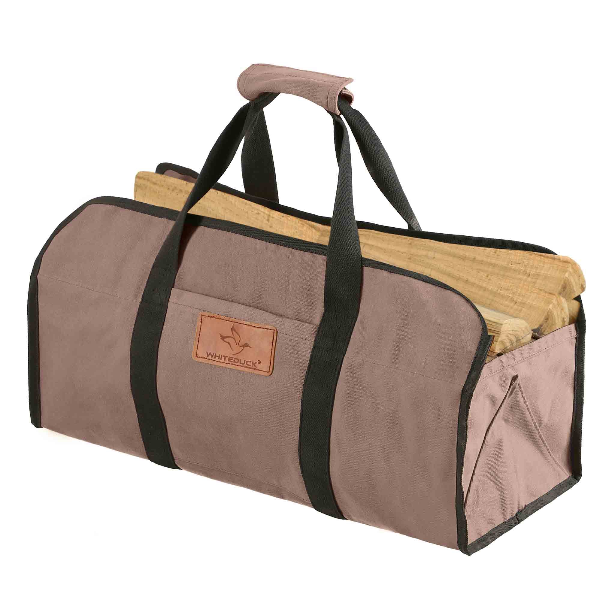 Tote Shape Canvas Firewood Log Carriers - Image 7