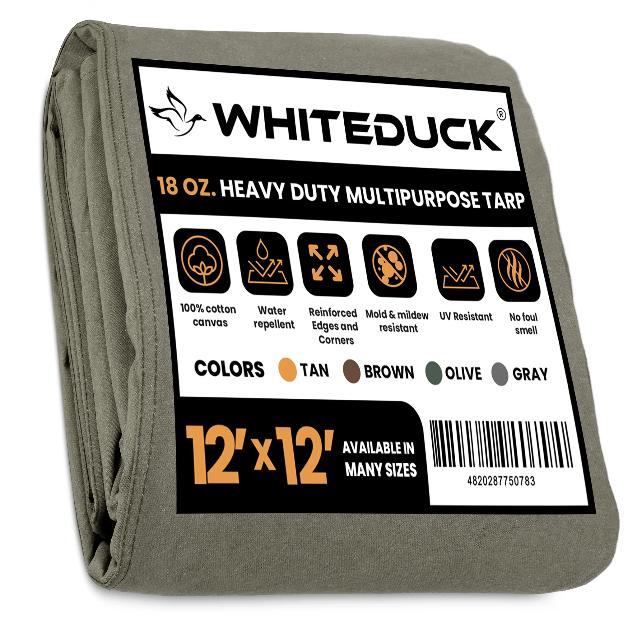 Heavy-Duty Canvas Tarp – 100% Cotton, 18 oz - Image 49
