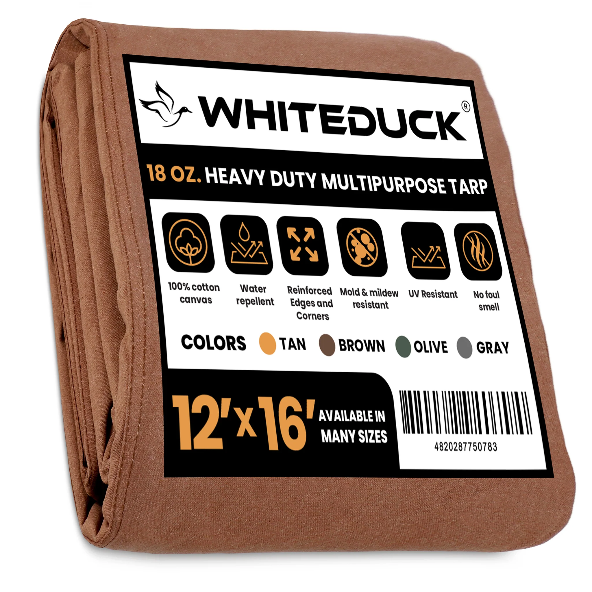 Heavy-Duty Canvas Tarp – 100% Cotton, 18 oz - Image 70