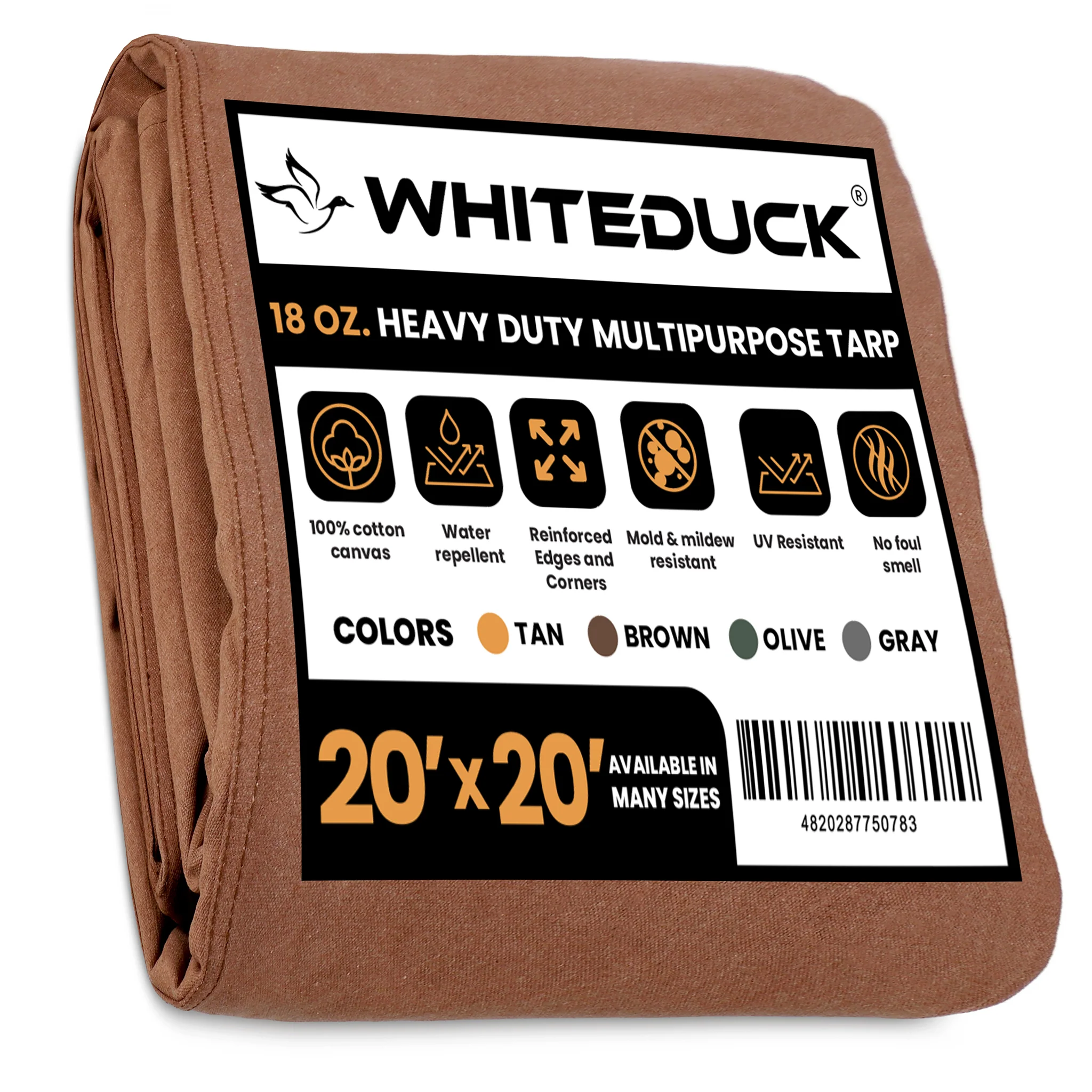 Heavy-Duty Canvas Tarp – 100% Cotton, 18 oz - Image 74