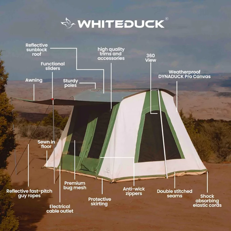 10'x10' Prota Canvas Tent - Image 4