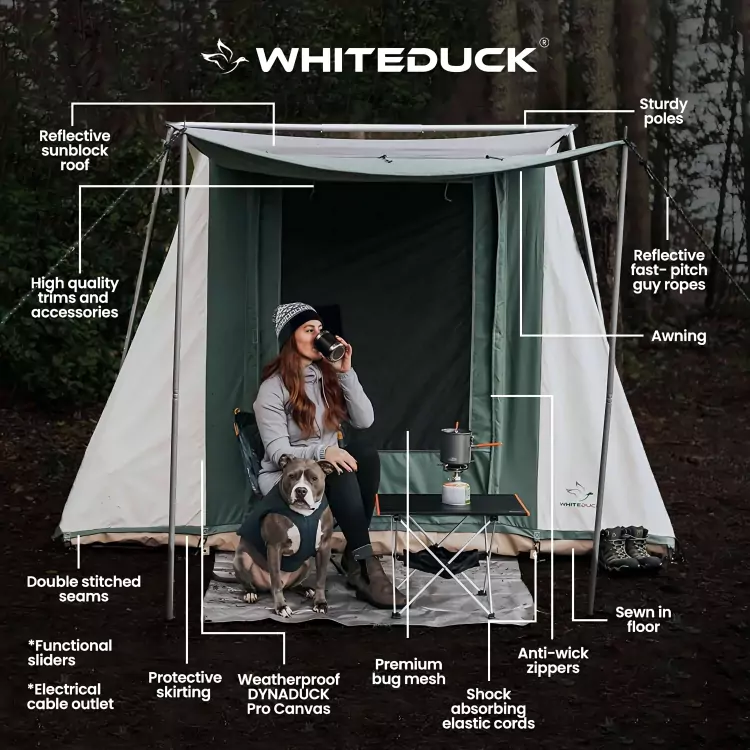 7'x9' Prota Canvas Tent - Image 4