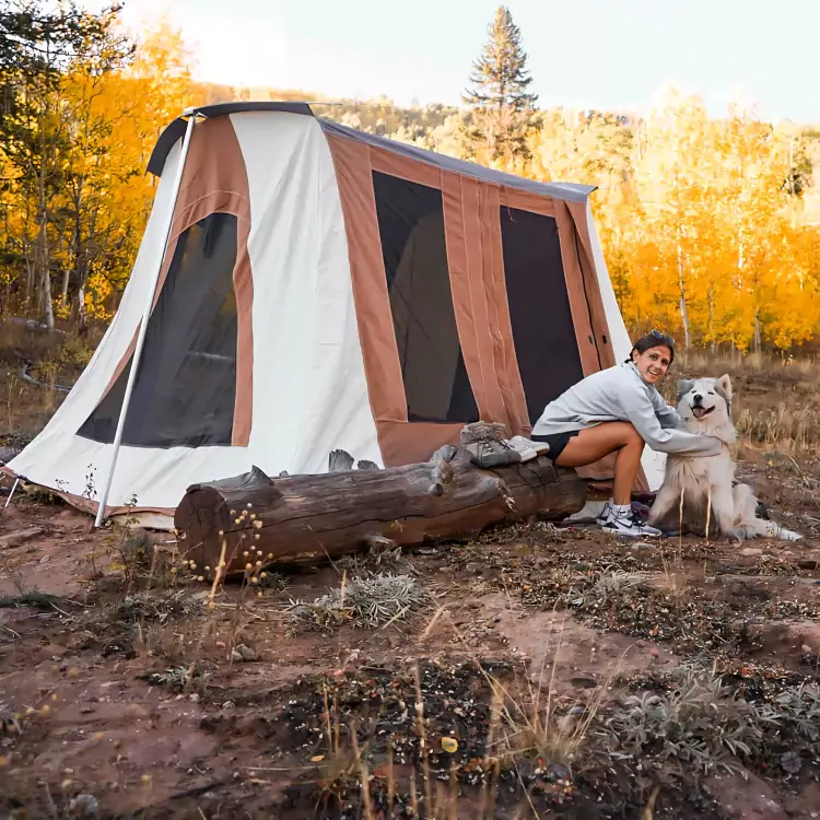 Prota Canvas Tent with Ground Tarp - Image 22