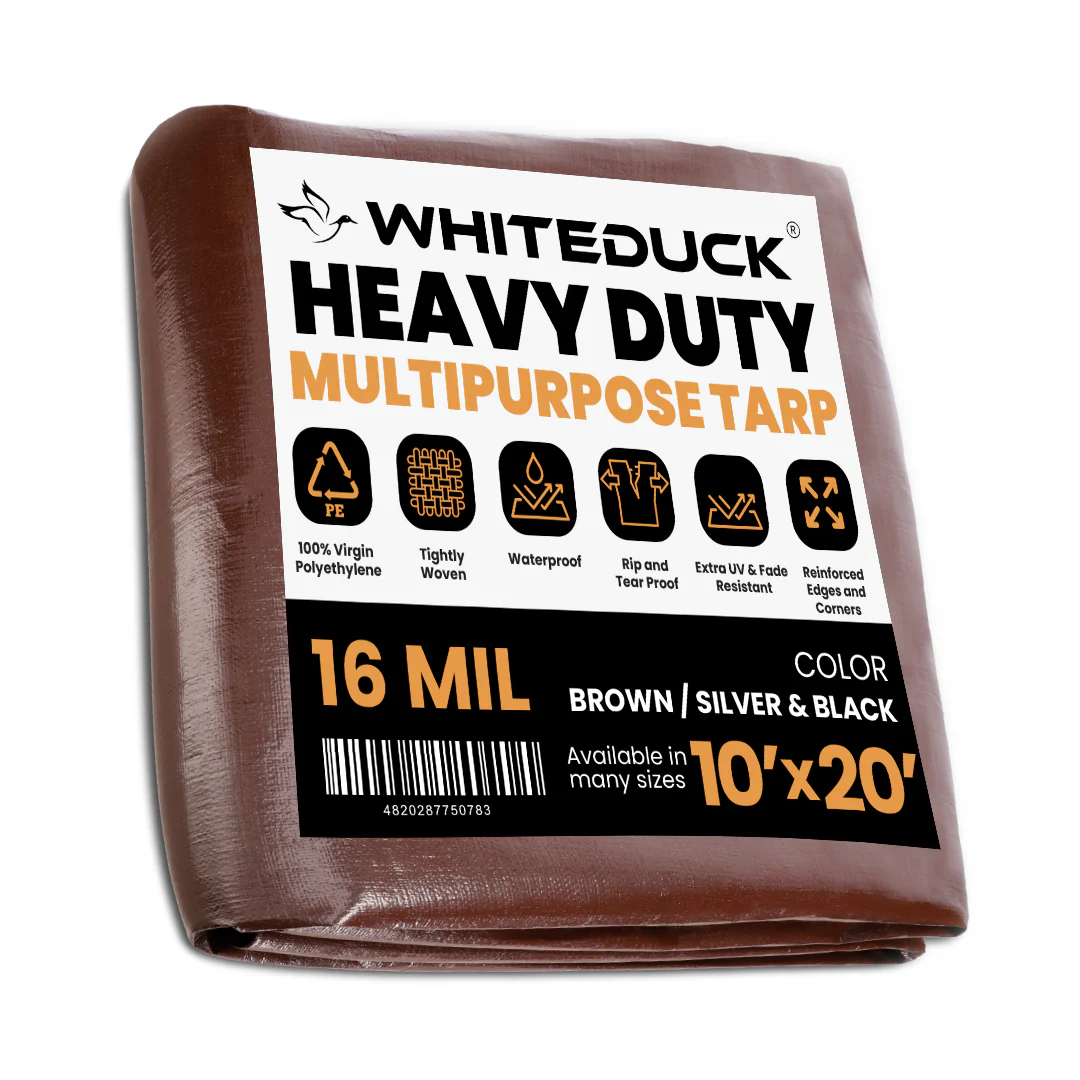 Super Heavy Duty Poly Tarp Cover Thick 16 Mil, 8 oz - Image 12