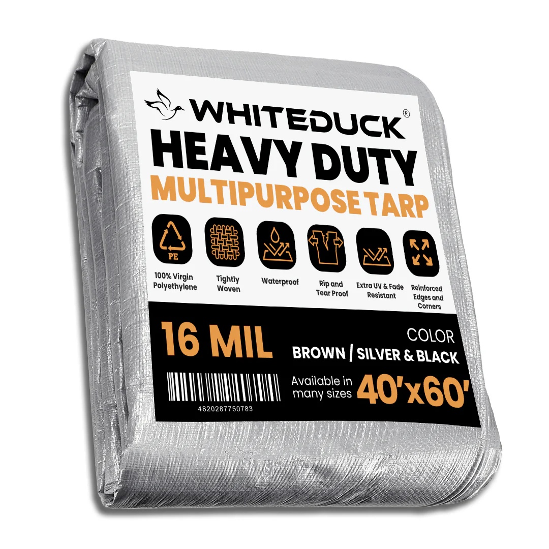 Super Heavy Duty Poly Tarp Cover Thick 16 Mil, 8 oz - Image 50
