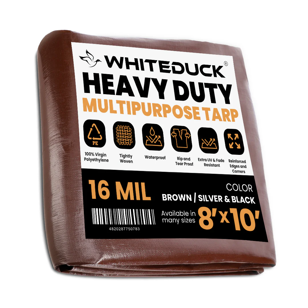 Super Heavy Duty Poly Tarp Cover Thick 16 Mil, 8 oz - Image 9