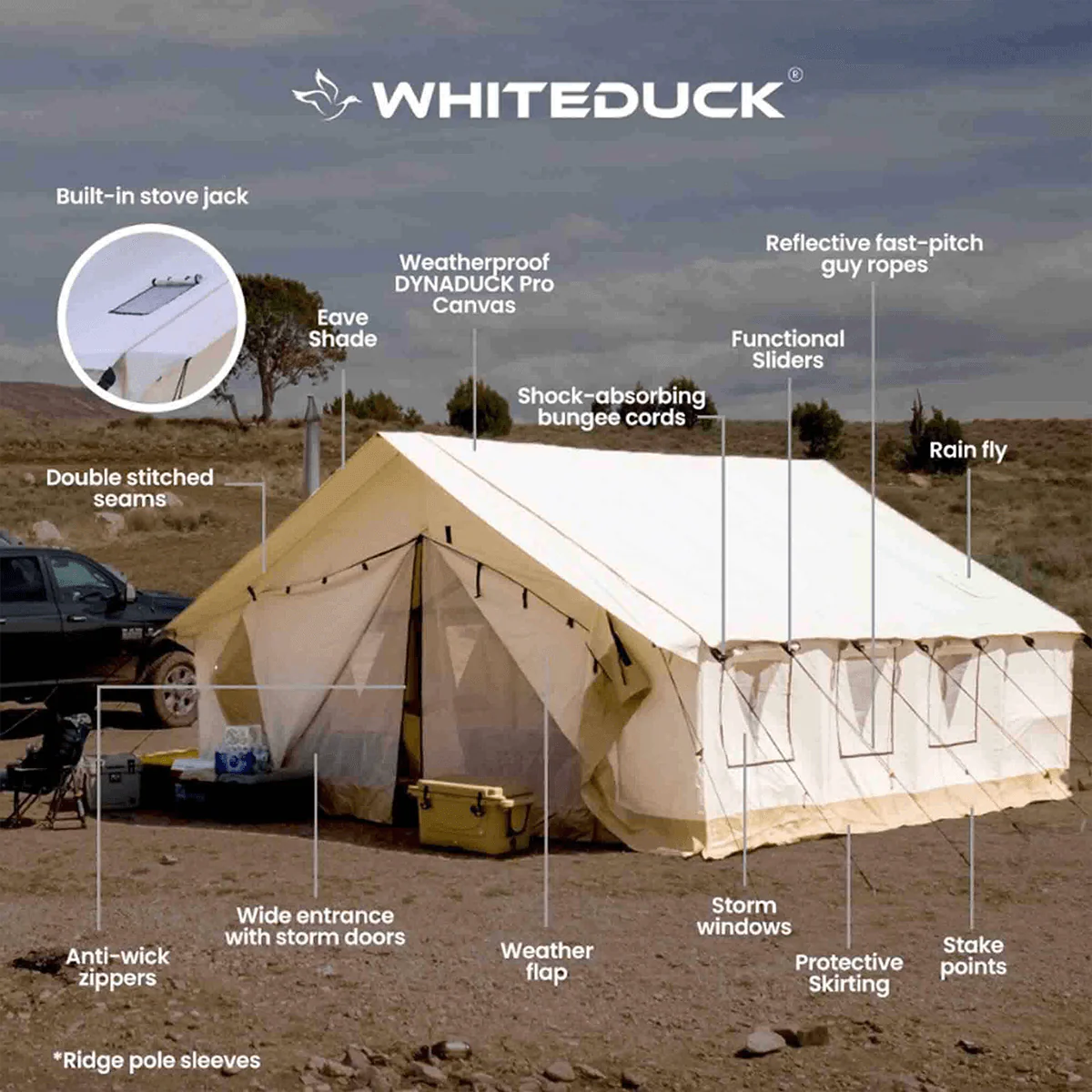 10'x12' Alpha Wall Tent - Image 4
