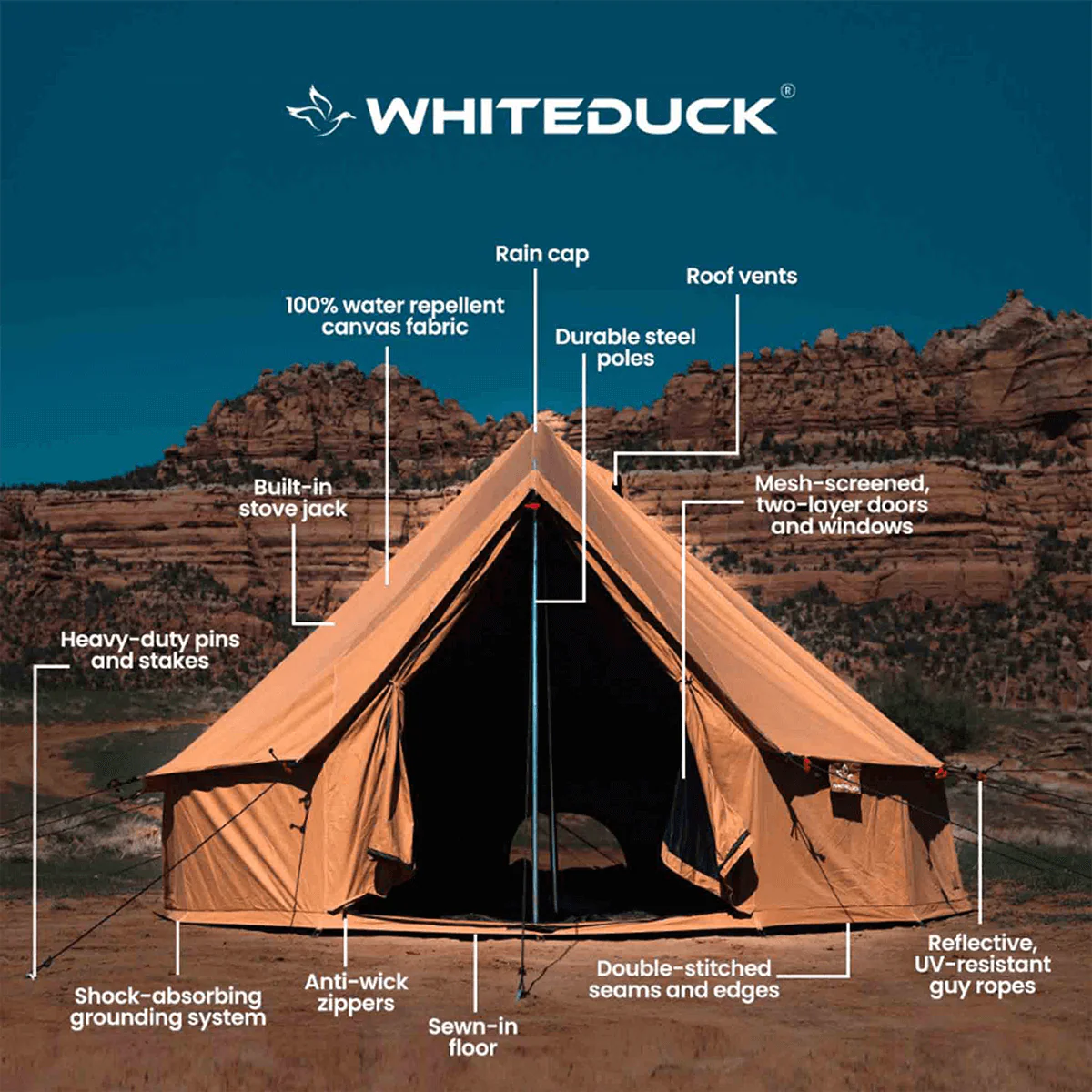 16' Regatta Bell Tent - Image 4