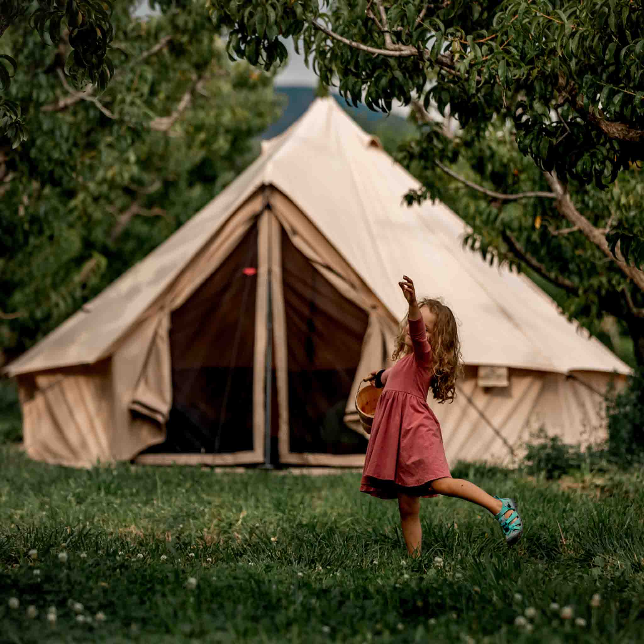Used - 16' Regatta Bell Tent - Sandstone Beige - Image 2