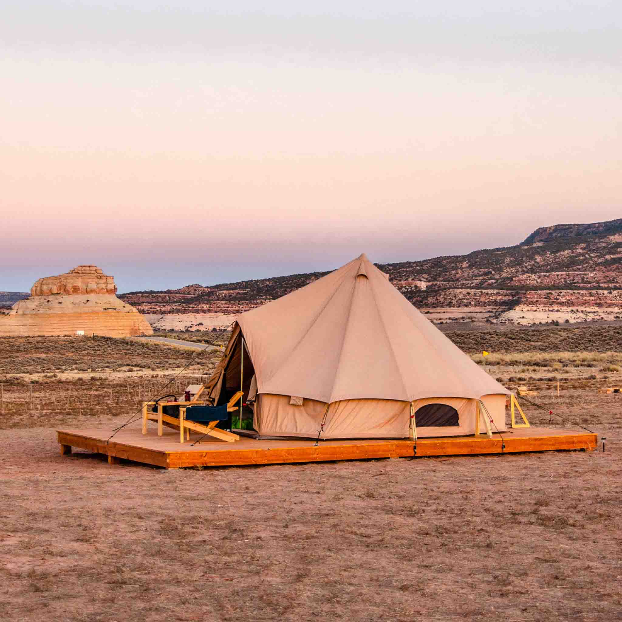 Used - 16' Regatta Bell Tent - Sandstone Beige - Image 4