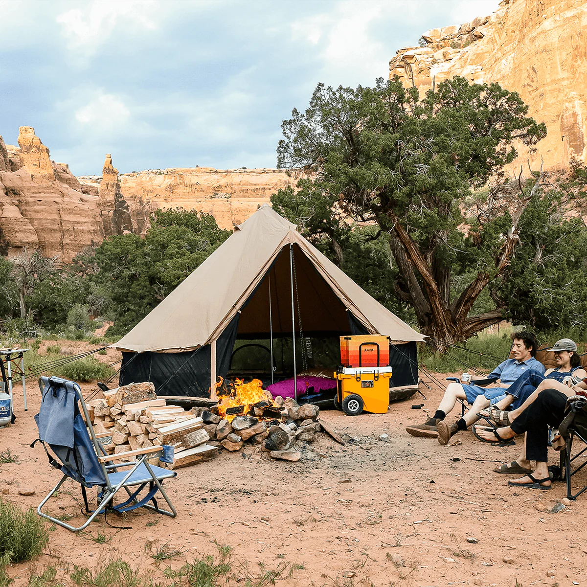 USED - 16' Regatta Double Wall Tent - Sandstone - Image 7
