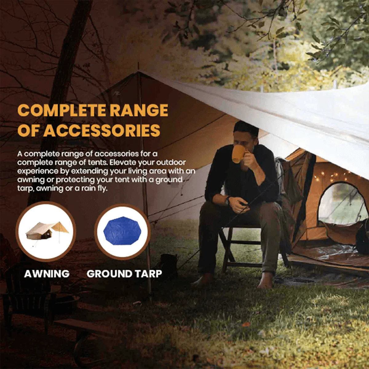 Used - 20' Regatta Bell Tent - Sandstone - Image 5